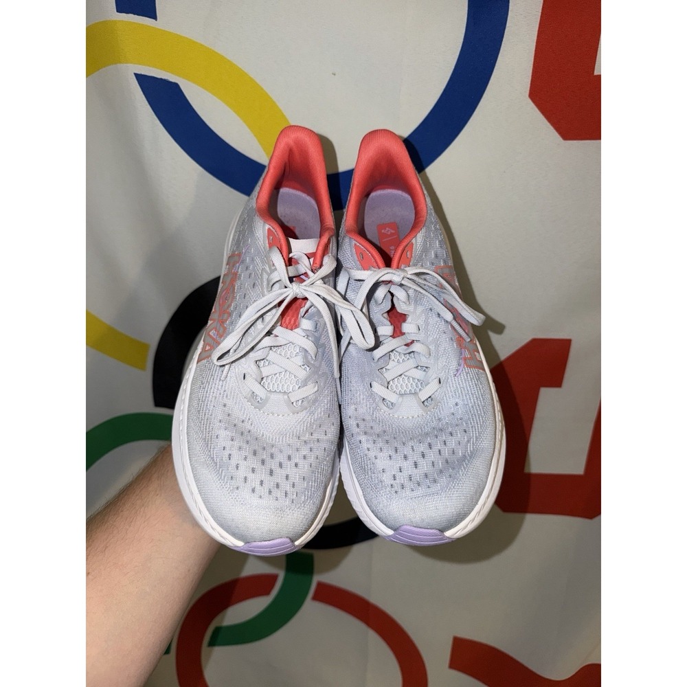 Hoka One One Mach 6 Running Shoes Womens 8.5 Blue Athletic Sneakers - Picture 4 of 8
